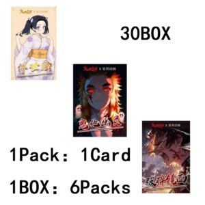 Demon Slayer Cards Booster Box Xingdongman Collection Wholesale TCG Playing Card Games Board Party Kids Toys Mystery Pack