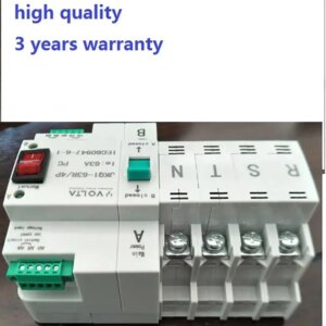 110V/120V 63A 4P Ansi voltage line automatic transfer switch  changeover switch  for photovoltaic solar  panel  ups switch