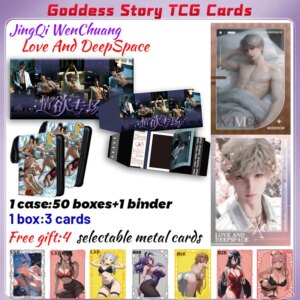 2025 Newest JingQi WenChuang Love And Deepspace Tear-off Card Polaroid Hobby Game Manfu Collection Card Husbando Card Gifts