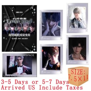 2025 Wholesales Love And Deep Space Collection Booster Acrylic Sexy Male God Series Single Card Anime Playing Cards Party Game