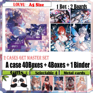 New Goddess A5 Size Card ‘ LOUYU ‘ Hobby Anime Doujin CCG Collection Card Game Acrylic Board Trade Card Gifts Toys