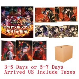 2025 Wholesales Original Demon Slayer Anime Cards Acrylic Character Collection Card Gifts Sexy Anime Playing Cards Game Toy Hobb