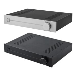 Excellent-CJ-187 All-Aluminum DIY Preamp Case Audio Amplifier Chassis DAC Decoder Box Shell W430 H70 D310 Durable Easy To Use Bl