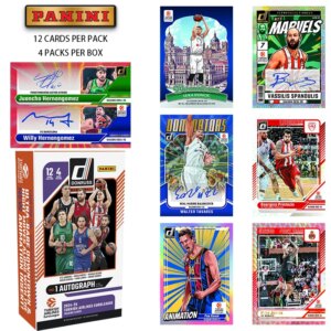 Panini 2024-25 Donruss Turkish Airlines Euroleague Basketball Star Official Trading Cards Box Hobby Birthday Gift Collection