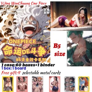 2025 Newest YiJing WenChuang One Piece Boards Goddess Glue Bor Nami Booster Box CCG TCG Hobby Gift