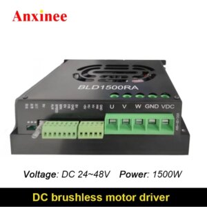 BLDC-1500RA Brushless Motor Driver 3PH 24V 36V 48V BLDC Controller With Hall Adjustable Speed for 1500W Brushless Motor