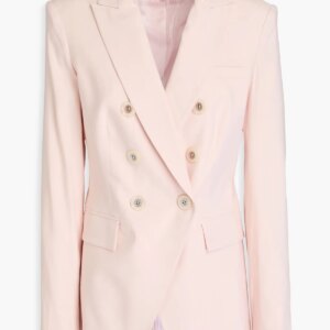 Simple Bespoke 2Pcs Women Suits Blazer Skirt Regular Double Breasted Peak Lapel Long Sleeves Business Office Women Customized