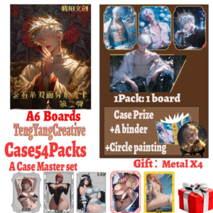 New TengYang Culture JJK Jujutsu Kaisen A6 Size Full Collection Grating Cards Gojo Holographic cards  Anime Character Gift