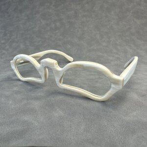 Glasses Frames Unique Funny Irregular Tetro Handmade Natural Horn Prescription Reading Eyeglass Frames Optical Eyewear