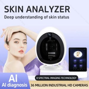 Skin Health Detector 3D Intelligence Deep Facial Analysis Digital Skin Analyzer Portable Skin Testing Analyzer Machine.