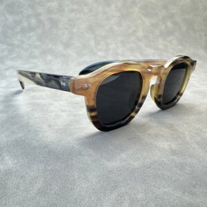 Women Sunglasses Man Square Vintage Polarized Handmade Genuine Natural Horn Sunglass Men Unique Luxury Fashion Glasses Eyewear