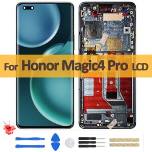 6.81″ Original OLED Touch Screen Digitizer Assembly for Honor Magic4 Pro/Magic4Pro Replacement 100% Compatible Display Parts