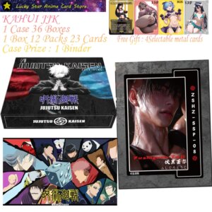KAHUI Jujutsu Kaisen Arcylic JJK Cards Gojo Satoru Nanami Hobby Collection Cards Doujin Booster Box Kid Toys Gifts