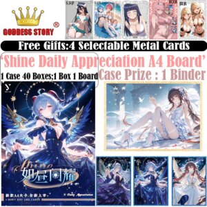 Shine Daily Appreciation A4 Board Goddess Story Collection Card Waifu Booster Box Trading CCG TCG Doujin Toy And Hobbies Gift