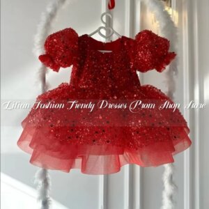 Princess Mini Quinceanera Dresses 2025 Elegant sparkling diamond sequins appliquéd custom flower girl dresses robes de soirée