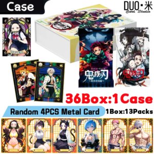 Wholesale Demon Slayer Collection Cards Nezuko Tanjiron Hobby Ticket ACG TCG CCG Doujin Rare Card Kids Toy Gifts
