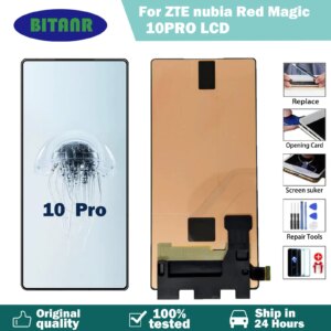6.85” Original for Zte Nubia Red Magic 10Pro Lcd Display Touch Screen Nx789J with Frame Digitizer Assembly Replacement Lcds
