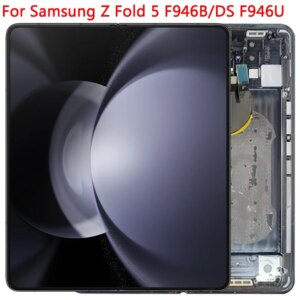 Original For Samsung Galaxy Z Fold 5 Inner Display Touch Screen Main LCD With Frame 7.6″ SM-F946B/DS F946U Z Fold5 5G LCD Screen