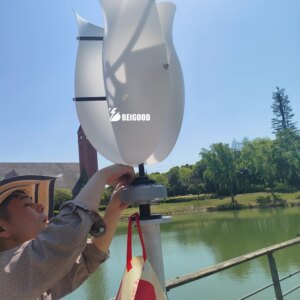 6000W Wind Turbines Generator Metal Alloy 3Blades DC12V Vertical Axis Wind Turbines Generator Kit Electricity Producer Equipment