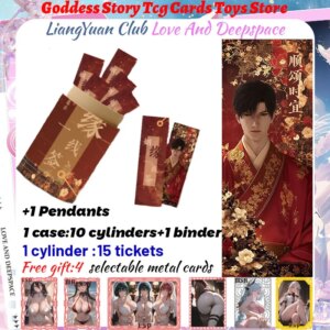 2025 Newest LiangYuan Club Love And Deepspace Ticket Stubs Collection Hobby Game Manfu Collection Card Husbando Card Gifts