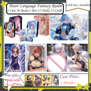 Heart Language Fantasy Realm New Goddess Story Cards Anime Goddess Character Albedo Nezuko Rem Nami Power Zero 2