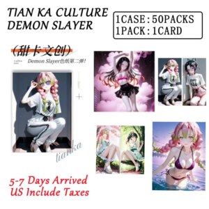 2025 Wholesales Demon Slayer Anime Collection Cards CTG Sexy Goddess Doujin Toy Gifts Swimsuit Feastrd Exchange