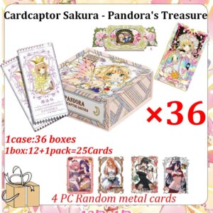 New Cardcaptor Sakura Cards Pandora’s Treasure Anime Figure Collection Cards Board Games Hobby Game Toys For