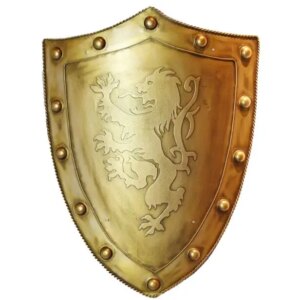 European Medieval Shield Ancient Warrior Rome 60*46*8cm 1.3kg Decoration