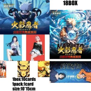 Naruto Set Booster Box Cards Case Wave 1 Official Anime Autograph Replica Limited Edition Playing Cards Games Toys Child Gifts