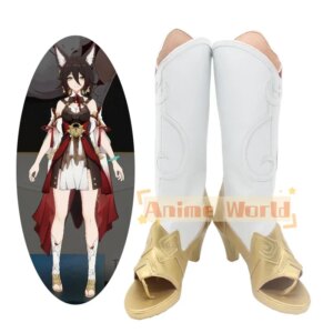 Honkai: Star Rail Tingyun Cosplay Shoes Custom-made Halloween Carnival Party Props