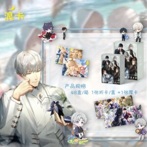 Mo GongZi 2 Male God Collection Cards Langka Popular Anime Male Lead High Facial Value Three Double Fold Cp Ssr Thick Cards Gift