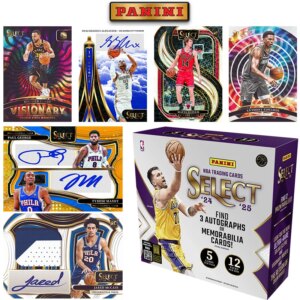 Panini 2024-25 Select Nba Stephen Curry Luka Doncic Ja Morant Basketball Star Offical Trading Card Hobby Box Gift Collection