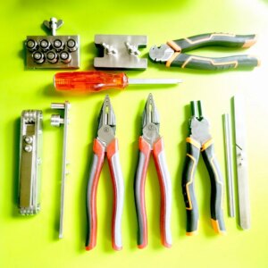 Handmade DIY Metal Stainless Steel Wire Keychain Set of Tools, Making Wire Key chain Tool