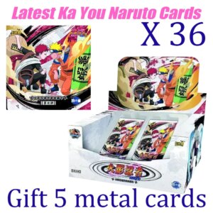 KAYOU Original Naruto Cards Anime Collection Card Box Fight Chapter Pro Chapter Ninja World Kids Toy Game Xmas Gifts