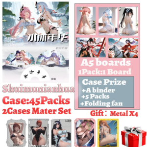 2025 Latest Shuimunianhua A5 Boards Hobby Spicy Waifu Board Doujin Booster Rem Boa Nami Genshin Furina Rare Card Toy Gifts