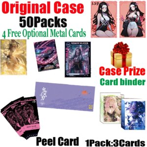 New Moka Creative Demon Slayer Butterfly Shadow Crying Moon Peel-off card Anime Nezuko Shinobu Mitsuri Quality Flash Cards