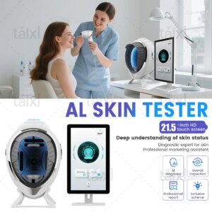 3D Skin Scanner Care Facial Analyzer Monitor Machine Magic Mirror Portable Testing English Detector Face Camera Test Analysis