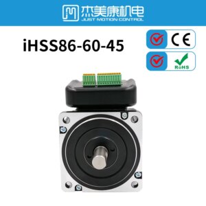 Integrated Stepper Motor with Driver,Nema 34, 4.5 Nm 60VDC 6A iHSS86, Stepper Motor Driver for 3D Printing machine