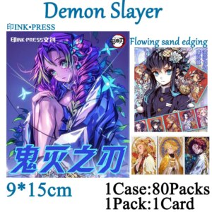 2025 Demon Slayer Wholesale Collection Colored Paper New Process Anime Character Collection Card Kids Toys Hobbies Gift