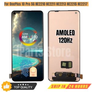 iParts Replacement AMOLED Display for OnePlus 10 Pro 1+10 Pro 5G NE2210 NE2211 NE2215 NE2213 120Hz Touch Screen Assembly OEM