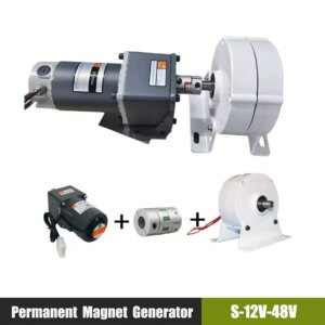 Low Speed Permanent Magnet Generator 12V Dynamo 3 Phase AC Alternators Energy Unit With DC Motor Drive