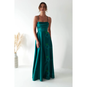 QueensLove Fashion Color Bridesmaid Dress Straps Backless Evening Prom Dress Spaghetti A-Line Party Dress Customize