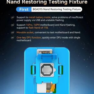 JCID N14 A16 Nand Programmer One click DFU Function For iPhone 14Pro 14PM 1TB Hard disk Motherboard Flash Read Write Repair