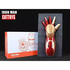 Cosplay Costume Party Props 1/1 Iron Man MK42 XLII Wearable Blaster Gauntlet Arm Hand Cattoys Mark42 LED Armor Hand Cosplay Part