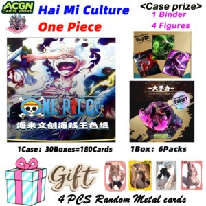 Wholsale 2025 Newest Hai Mi Culture One Piece Collectio Color Paper Anime Cards Boster Box Birthday Gifts for Boys and Girls