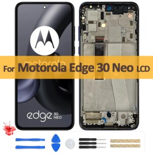 6.28″ Original LCD For Motorola Edge 30 Neo LCD XT2245-1 Display Touch Screen Digitizer Assembly For Moto Edge30 Neo LCD Repair