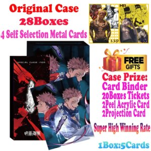 2025 Newest Wholesale Jimu Jujutsu Kaisen JJK Colored Paper Trading Collection Japanese Anime Gojo Nanami TCG Hobbies Gift