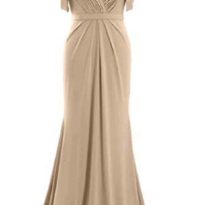 YNQNFS floor length round neck wine red bride mother dress beaded short sleeve knitted formal evening dress wedding guest dress