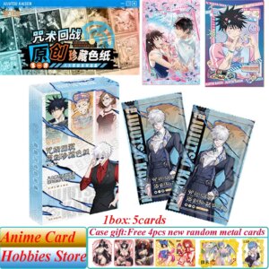 Original Jujutsu Kaisen Colored Paper Cards Anime Satoru Gojo Character Game Cards Doujin Toys And Hobbies Gift