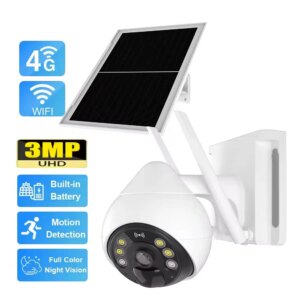 DIFANG Outdoor 4G Solar Camera WiFi Solar Panel Powered IP Camera CCTV Network Camera with Battery WIFI Outdoor Wireless Camera